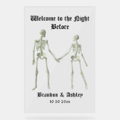 リハーサル前の夜へようこそ アクリルサイン (正面)