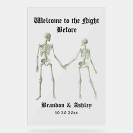 リハーサル前の夜へようこそ アクリルサイン