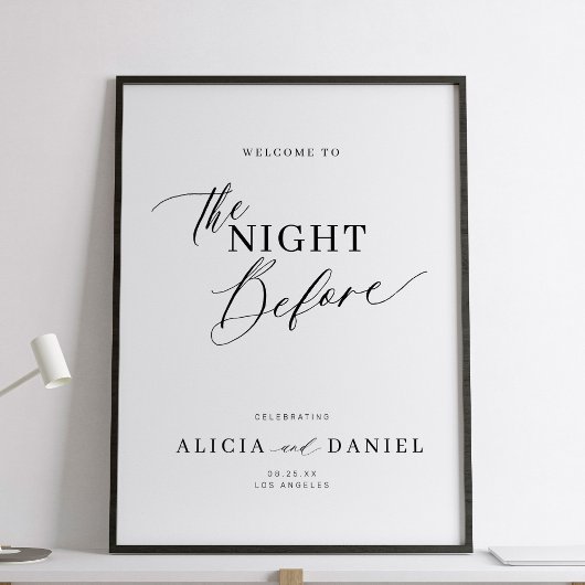 リハーサル前の夜へようこそ ポスター