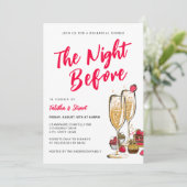 リハーサル前の夜シャンパン 招待状 (スタンド正面)