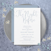 リハーサル前の夜ダスティブルー 招待状