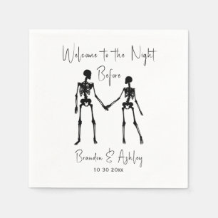 リハーサル前の夜ナプキンズホワイト スタンダードカクテルナプキン