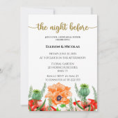 リハーサル前の夜 招待状 (正面)