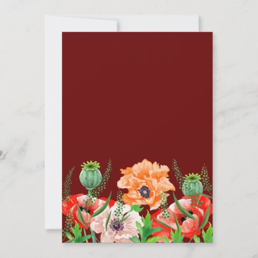 リハーサル前の夜 招待状 (裏面)