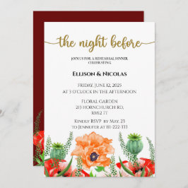 リハーサル前の夜 招待状