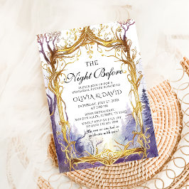 リハーサル前の魔法の森の夜 招待状