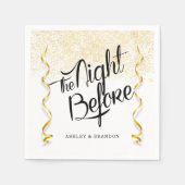 リハーサル前夜のナプキン スタンダードカクテルナプキン (正面)