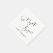 リハーサル前素朴の夜 スタンダードカクテルナプキン (角)