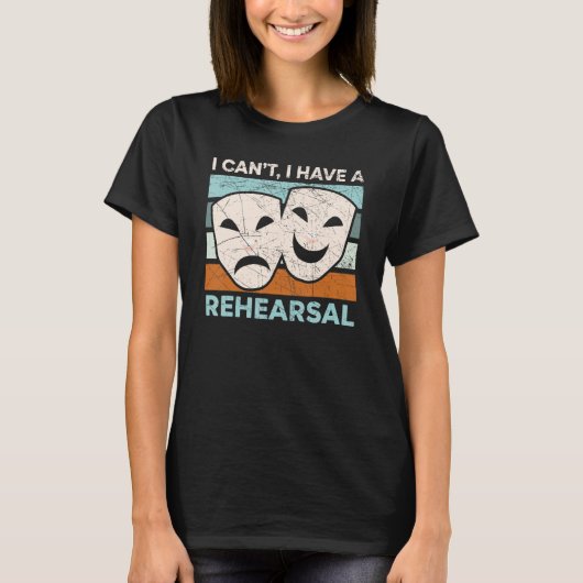 リハーサル劇場のブロードウェイ Tシャツ (正面)