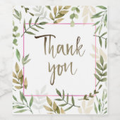 リハーサル披露宴ウェディングシャワーギベウェイ ワインラベル (シングルラベル)