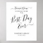 リハーサル最高のディナーデイエバーサイン ポスター (正面)