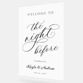 リハーサル結婚の前夜 アクリルサイン (傾斜)