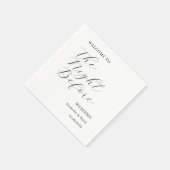 リハーサル結婚の前夜 スタンダードカクテルナプキン (角)