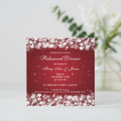 リハーサル結婚ディナーが目が眩む星々が赤くなる 招待状 (スタンド正面)