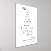 リハーサル結婚ディナー前のシャンパン 箔ポスター (レイダウン)