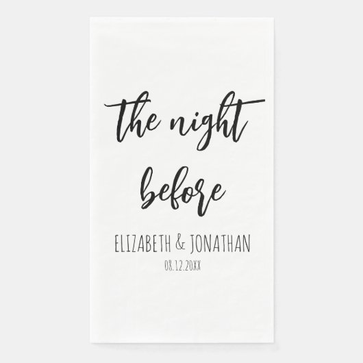 リハーサル結婚ディナー前の夜 (正面)