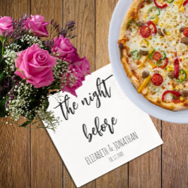 リハーサル結婚ディナー前の夜 スタンダードカクテルナプキン