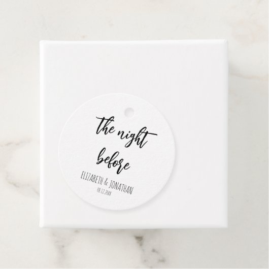 リハーサル結婚ディナー前の夜 フェイバータグ (インサイチュ)