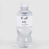 リハーサル結婚ディナー前の夜 ペットボトルラベル