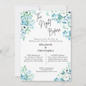 リハーサル結婚ディナー前の夜 招待状 (正面)