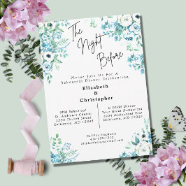 リハーサル結婚ディナー前の夜 招待状