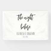 リハーサル結婚ディナー前の夜 横断幕 (横)