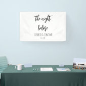 リハーサル結婚ディナー前の夜 横断幕 (トレードショー)