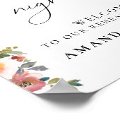 リハーサル結婚ディナー大歓迎 ポスター (角)