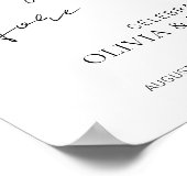 リハーサル結婚ディナー大歓迎 ポスター (角)