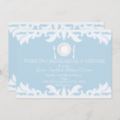リハーサル結婚ディナー招待状 招待状 (正面/裏面)