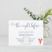 リハーサル結婚ディナー・インビタティの前夜 招待状 (スタンド正面)