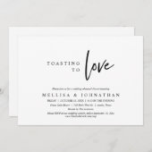 リハーサル結婚ディナー 招待状 (正面/裏面)