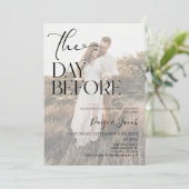 リハーサル結婚ランチの前日 招待状 (スタンド正面)