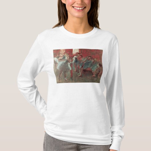 リハーサル1895-98年のエドガー・ドガ|のダンサー Tシャツ (正面)
