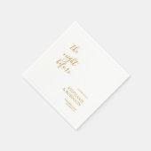 リハーサル・カクテルの前の夜 スタンダードカクテルナプキン (角)