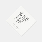 リハーサル・ディナー前の夜をミニマルにする スタンダードカクテルナプキン (角)