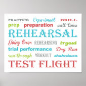 リハーサル ポスター (正面)