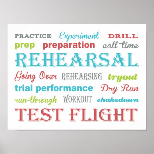 リハーサル ポスター (正面)