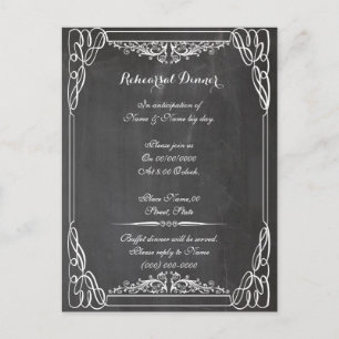 リハーサル、披露宴及び運転の方向 ポストカード