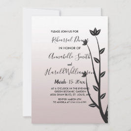 リハーシンプルエレガント   サルディナー 招待状