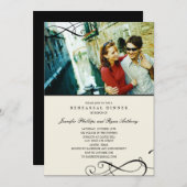 リハースタイリッシュサルディナー/ウェディングシャワー 招待状 (正面/裏面)