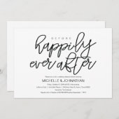 リハー最高のサルディナー招待状カード 招待状 (正面/裏面)