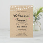 リハー素朴サルディナーパーティの招待状 招待状 (スタンド正面)