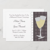 リハー結婚サルディナー招待状 招待状 (正面/裏面)