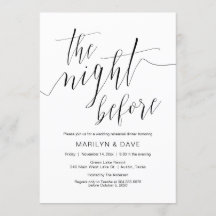 リハー結婚サル·ディナー·シンプル·ブラック