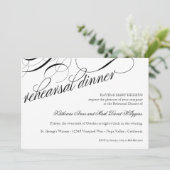 リハー食べサルを結婚した受けるディナーの招待状 招待状 (スタンド正面)