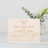 リハ伝統的ビクトリアンーサルディナー招待状 サンキューカード (スタンド正面)