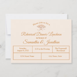 リハ伝統的ビクトリアンーサルディナー招待状 サンキューカード