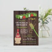 リハ素朴イタリアンーサルディナー招待状 招待状 (スタンド正面)