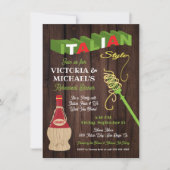 リハ素朴イタリアンーサルディナー招待状 招待状 (正面)